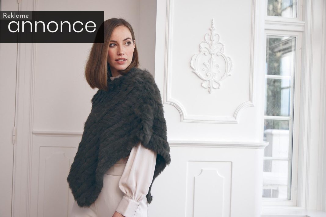 bæredygtig pels poncho