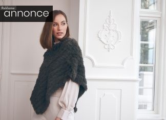 bæredygtig pels poncho